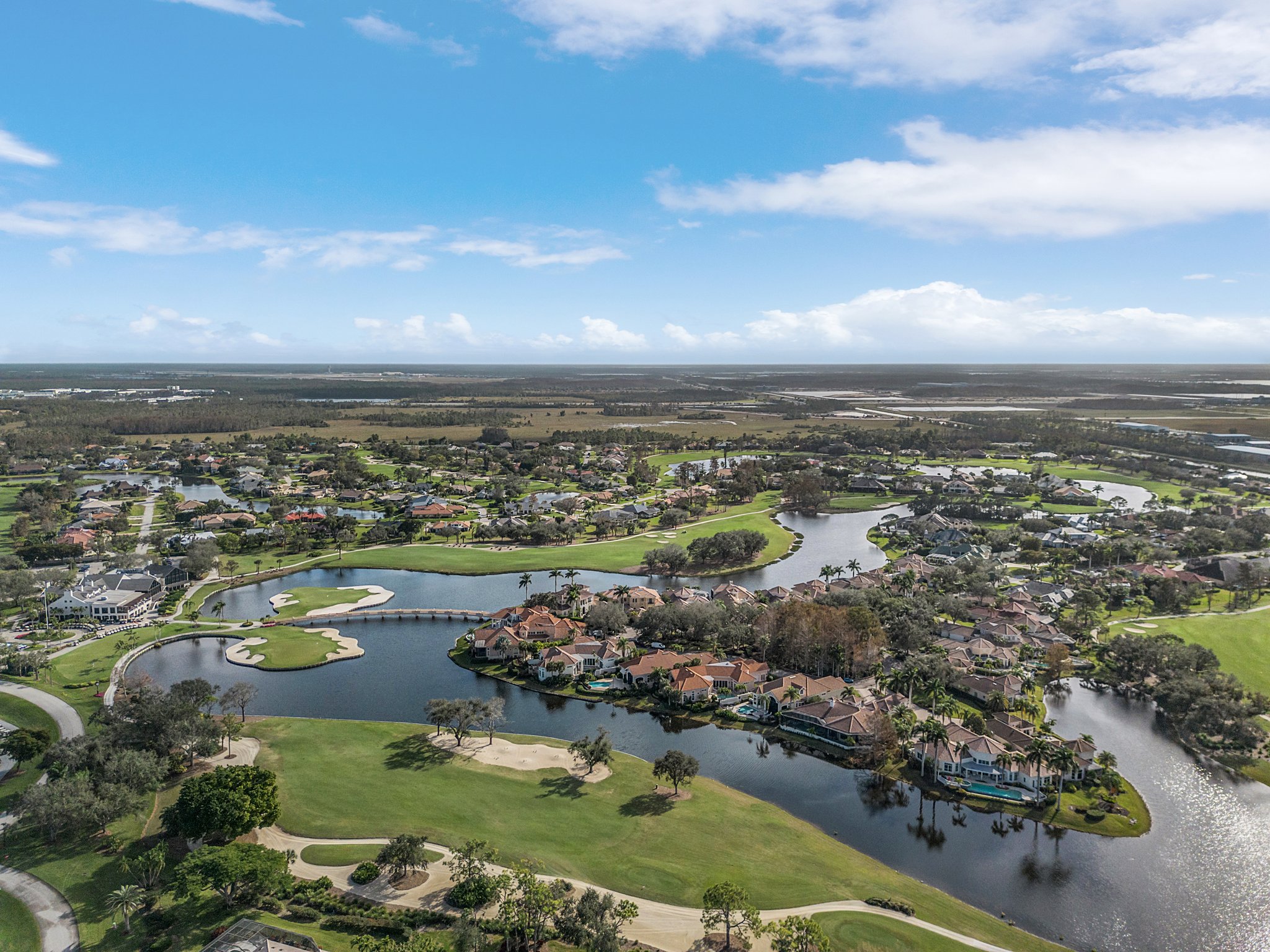 St Andrews community aerial overview